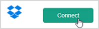 Image of button to connect Hubdoc with Dropbox